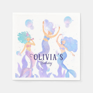 Mermaid party  napkin