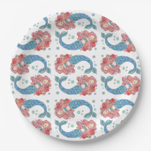 Mermaid Party Paper Plate