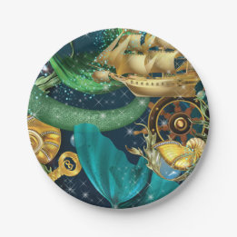 Mermaid Party Pieces Paper Plate