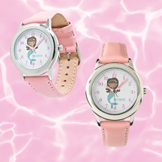 Mermaid Personalised Custom Kid's Watch