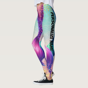 Mermaid PERSONALIZE  Leggings