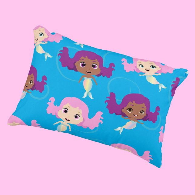 Mermaid Pink Purple Blue Pattern Decorative Cushion (Creator Uploaded)