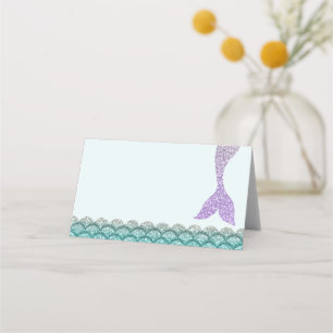 Mermaid Place Cards • Under the Sea Tent Cards