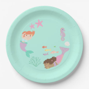 Mermaid Plate 9"
