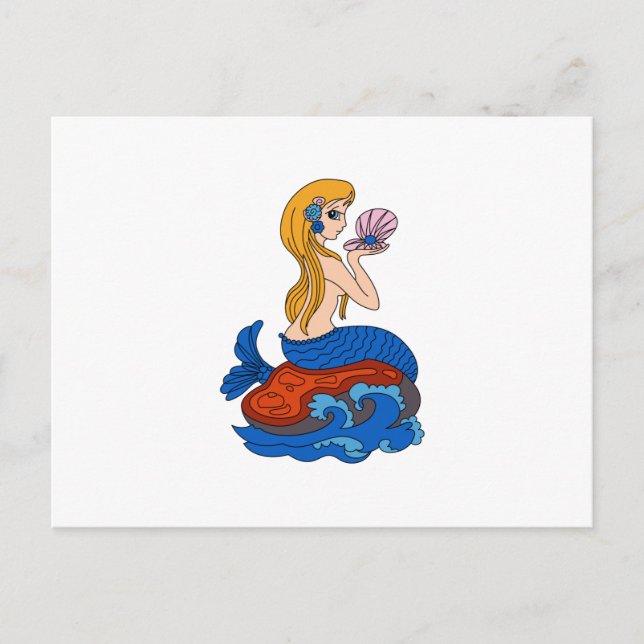 Mermaid Postcard (Front)