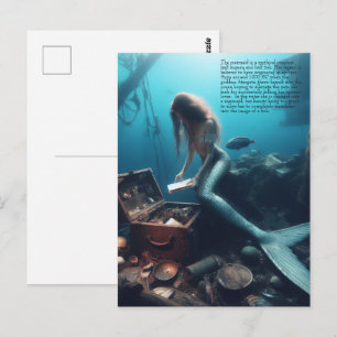 Mermaid postcard