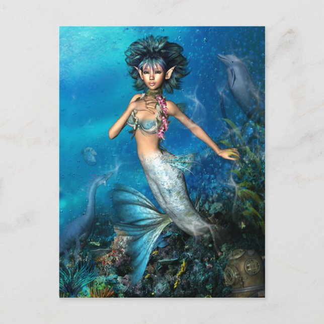 Mermaid Postcard (Front)
