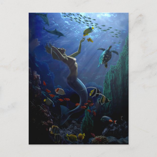 Mermaid Postcard (Front)
