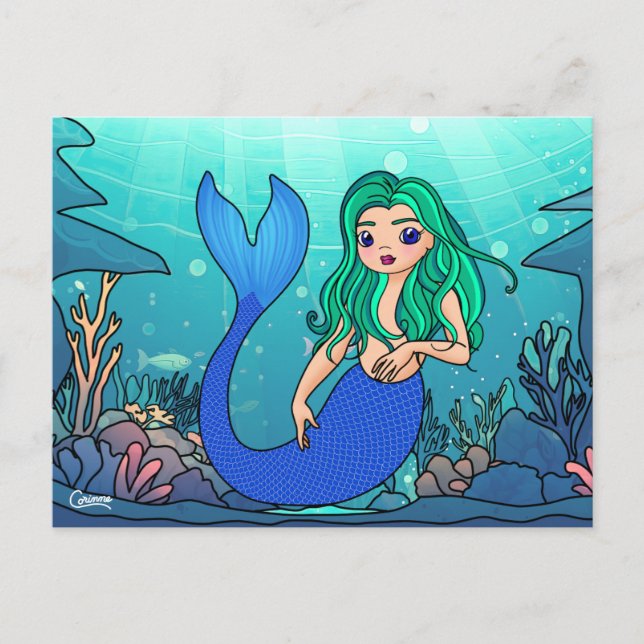 Mermaid - Postcard (Front)
