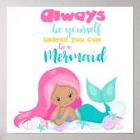 Mermaid Premium Canvas (Gloss)