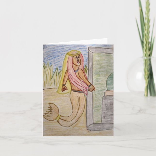 Mermaid Princess notecard (Front)