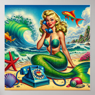 Mermaid Princess Poster