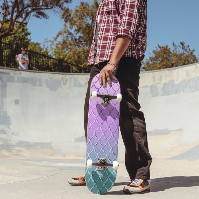 Mermaid Princess Scales 4a Skateboard (Outdoor 2)