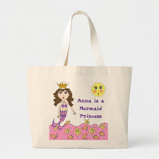 Mermaid Princess Tote (Front)
