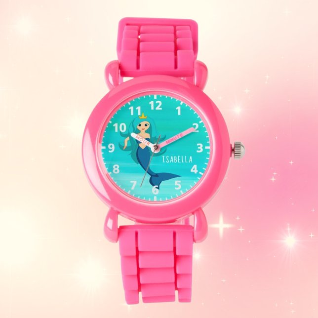 Mermaid princess turquoise ocean sea girl watch (Creator Uploaded)