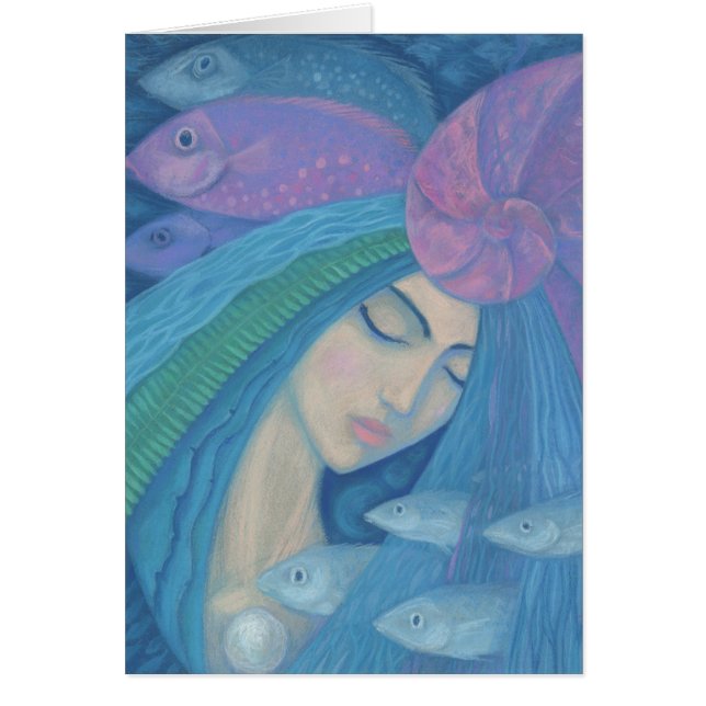 Mermaid Princess, Underwater Fantasy, Pink Blue (Front)