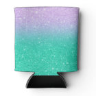 Mermaid purple teal aqua glitter ombre gradient