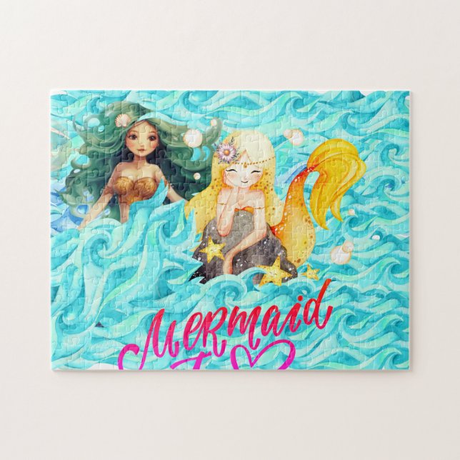 Mermaid puzzle (Horizontal)