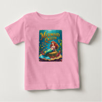 Mermaid Queen Baby Girl Adorable Ocean Princess