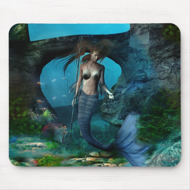 Mermaid Queen - Under the Sea Mousepad (Front)