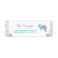 Mermaid Return Address Labels Magical Mermaid