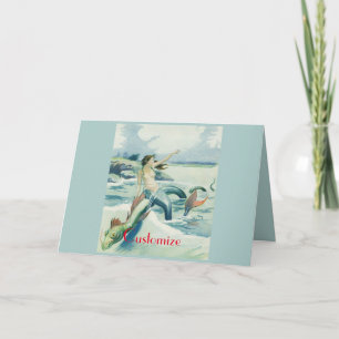 Mermaid Riding Sea Serpent Thunder_Cove   Card