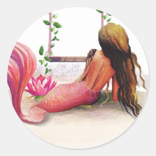 Mermaid’s Cove Classic Round Sticker