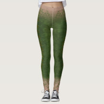 Mermaid scale blended waist Leggings Kelp forest 5