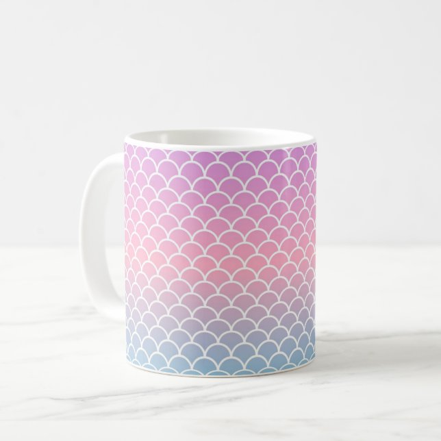 Mermaid Scale Fantasy Mug (Front Left)