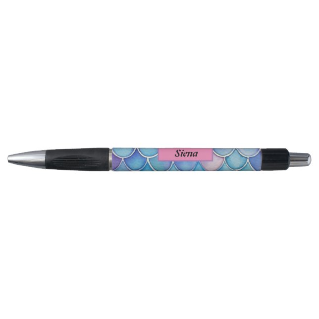Mermaid Scale Pencil and Toiletry (Front)