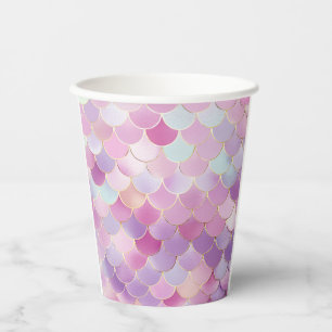 Mermaid Scales Birthday Party Paper cup