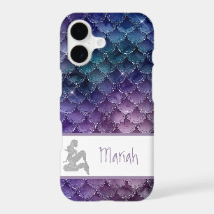 *~* Mermaid Scales Silver Glitter Pink Teal Blue