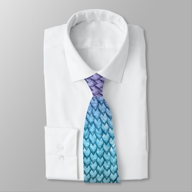 Mermaid Scales Tie (Tied)