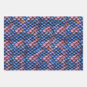 Mermaid Scales Wrapping Paper Sheet