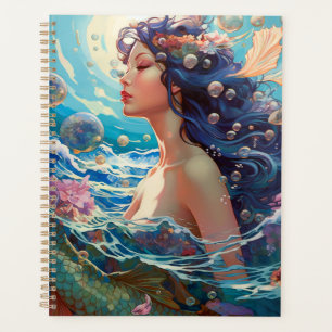 Mermaid Sea Goddess Fantasy Art Planner