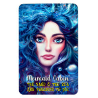 Mermaid Sea Goddess Nymph Siren Cruise Room Door