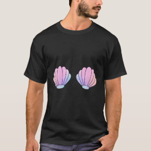 Mermaid Sea Shell Bra Bachelorette Py T-Shirt