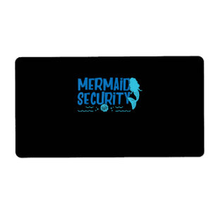 Mermaid Security - Funny Swimming Gift