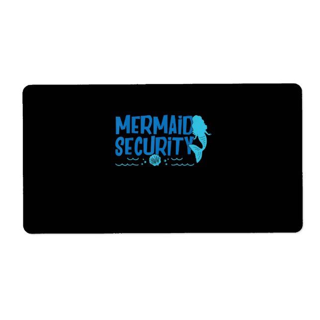 Mermaid Security - Funny Swimming Gift (Front)