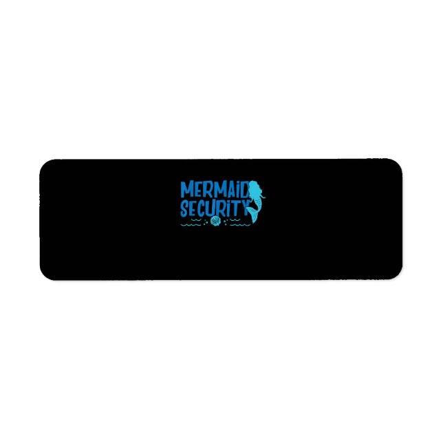Mermaid Security - Funny Swimming Gift (Front)
