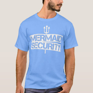 Mermaid Security Shirt Men Boys Swim Team Gift Swi