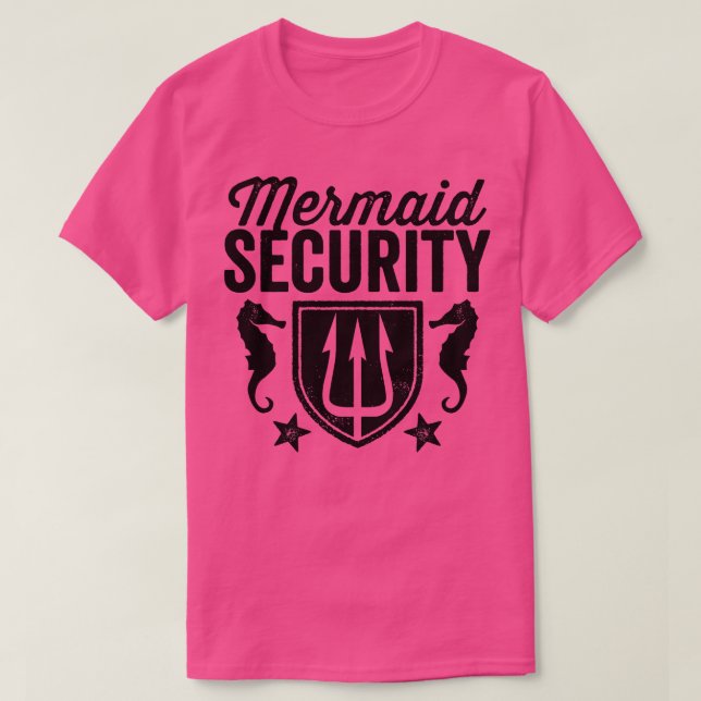 Mermaid Security T-Shirt (Design Front)
