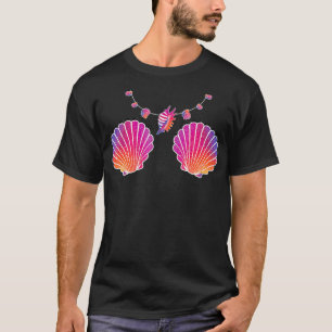 Mermaid Shell Mermaid Seashell Party T-Shirt
