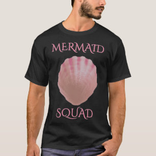 mermaid shell squad africa best friends long sleev T-Shirt