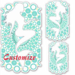 Mermaid Silhouette in Bubbles Thunder_Cove 