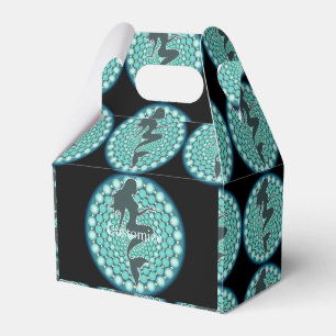 Mermaid Silhouette in Bubbles Thunder_Cove Favour Box