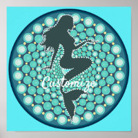 Mermaid Silhouette in Bubbles Thunder_Cove