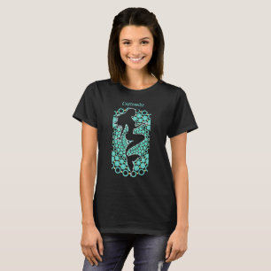 Mermaid Silhouette in Bubbles Thunder_Cove  T-Shirt