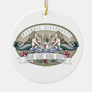 Mermaid Sisterhood - Submarine themed ornament