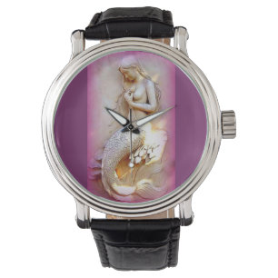 mermaid sitting watch